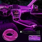 Automaze El Wire, 5M Neon Lights 5V with Fuse Protection for Car Interior Decoration ( Ice Blue )