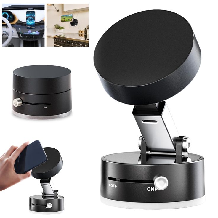 Vacuum Magnetic Suction Phone Holder